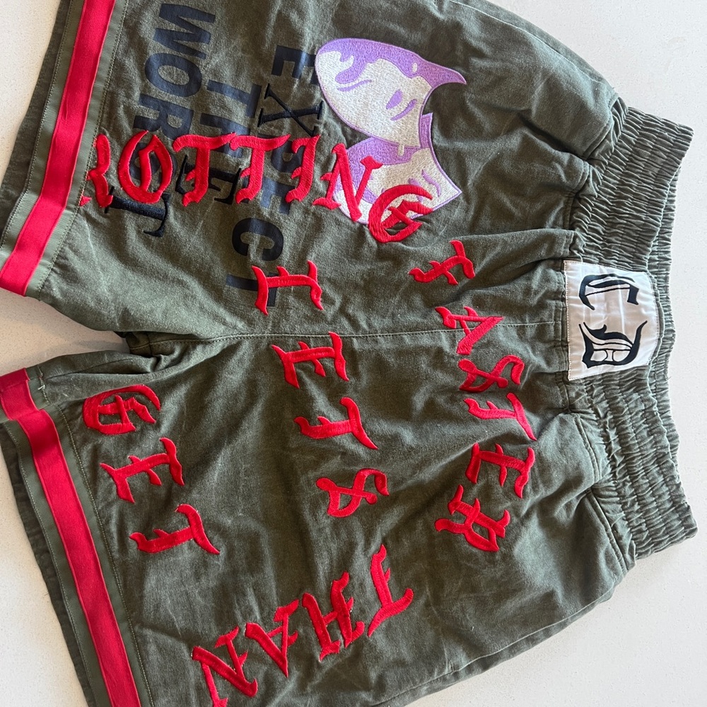 READYMADE BOXING SHORTS - GREEN - Picture 5 of 5